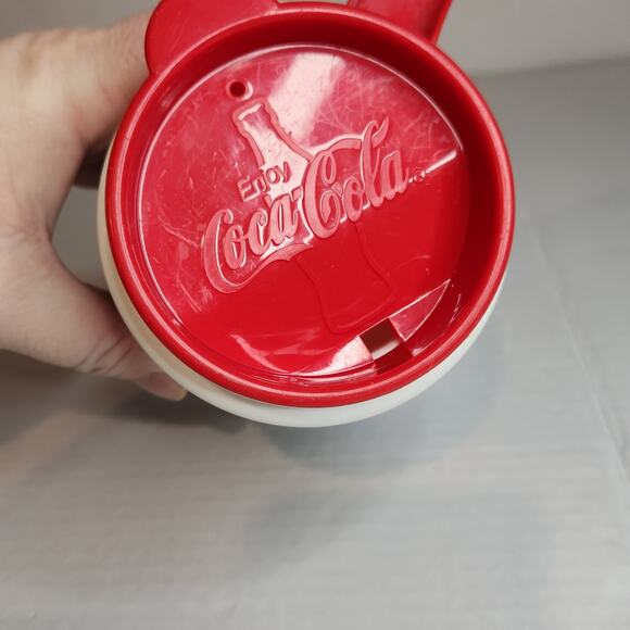 Disney Coca-Cola Mickey Mouse Music Thermos Park Refill Cup Whirley PA - Picture 6 of 8